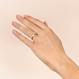  CZ Heart Stone Ring - Adina Eden's Jewels