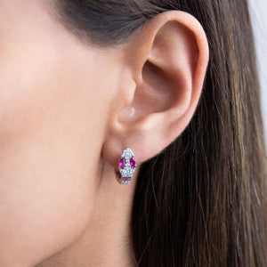  Pave Snake Huggie Earring - Adina Eden's Jewels