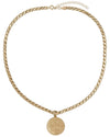 Gold / Thick Chain Vintage Coin Necklace - Adina Eden's Jewels