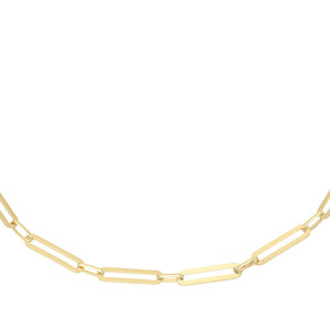 Gold Open Link Necklace - Adina Eden's Jewels