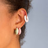  Pastel Colored Hoop Earring - Adina Eden's Jewels