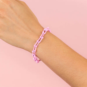  Enamel U Chain Bracelet - Adina Eden's Jewels