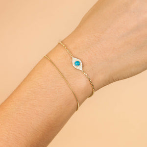  Thin Box Chain Bracelet - Adina Eden's Jewels