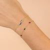  CZ Multi Color Oval Bracelet - Adina Eden's Jewels