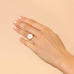  Pavé Smiley Face Ring - Adina Eden's Jewels