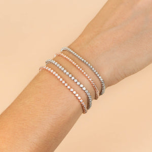  CZ Bezel Bracelet - Adina Eden's Jewels