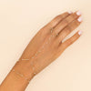  Enamel Bead Hand Chain - Adina Eden's Jewels