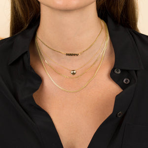  Pavé Sunglasses Smiley Face Necklace - Adina Eden's Jewels