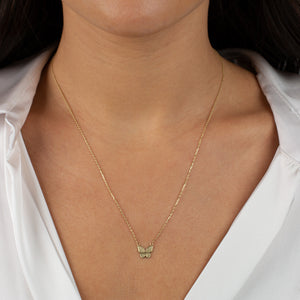  Adina Eden Eden Butterfly Necklace 14K - Adina Eden's Jewels