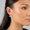  Colored Teardrop Ear Jacket Stud Earring - Adina Eden's Jewels