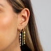  Colored Graduated Teardrop Drop Huggie Earring - Adina Eden's Jewels