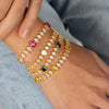  Colored Baguette X Marquise Tennis Bracelet - Adina Eden's Jewels