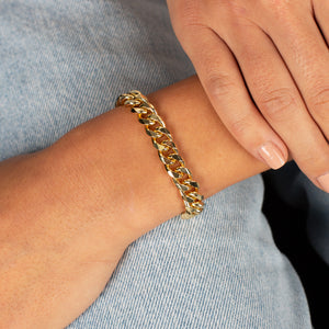  Chunky Cuban Link Bracelet - Adina Eden's Jewels