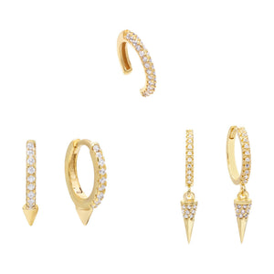 Combo Spike Earring Combo Set - Adina Eden's Jewels