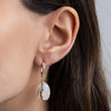 Mother of Pearl Huggie Earring - Adina Eden's Jewels