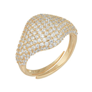  Pavé Pinky Ring - Adina Eden's Jewels
