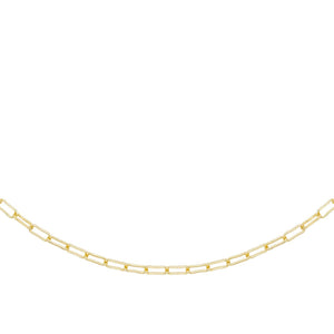 Gold Thin Open Link Necklace - Adina Eden's Jewels