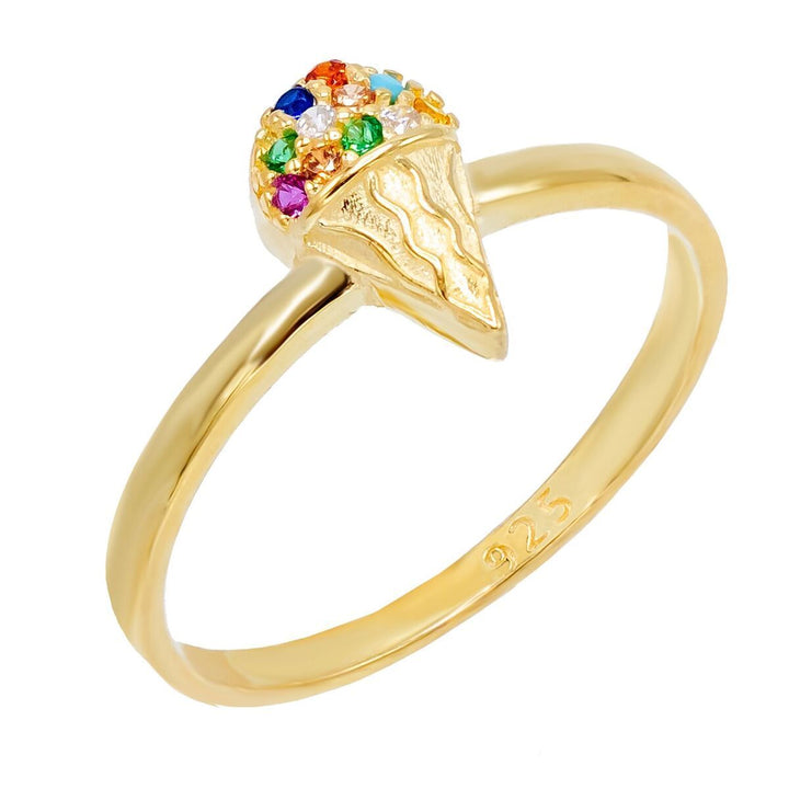 Multi-Color / 6 Ice Cream Ring - Adina Eden's Jewels