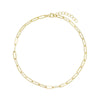 Gold Oval Link Anklet - Adina Eden's Jewels