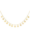 14K Gold Star Chain Necklace 14K - Adina Eden's Jewels