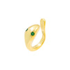 Emerald Green Pave Snake Ear Cuff - Adina Eden's Jewels