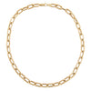  Thick Oval Link Chain Necklace 14K - Adina Eden's Jewels