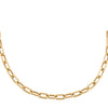14K Gold / 16" / 8 MM Thick Oval Link Chain Necklace 14K - Adina Eden's Jewels