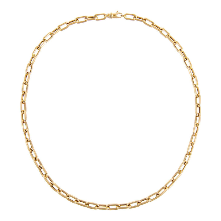  Thick Chain Link Necklace 14K - Adina Eden's Jewels