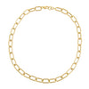  Hollow Chunky Link Necklace 14K - Adina Eden's Jewels
