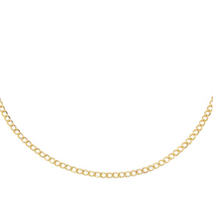 14K Gold / 16" Cuban Chain Necklace 14K - Adina Eden's Jewels