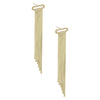 14K Gold Herringbone Chandelier Earring 14K - Adina Eden's Jewels