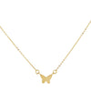 14K Gold Mini Butterfly Necklace 14K - Adina Eden's Jewels