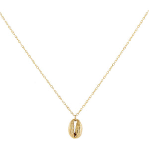 14K Gold Mini Shell Necklace 14K - Adina Eden's Jewels