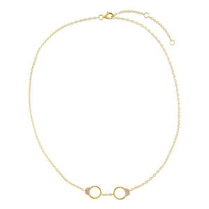  Diamond Handcuff Necklace 14K - Adina Eden's Jewels