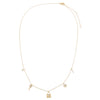  Diamond Dangling Charms Necklace 14K - Adina Eden's Jewels