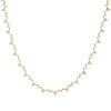 Gold CZ Cluster Necklace - Adina Eden's Jewels
