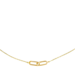 14K Gold Oval Link Chain Necklace 14K - Adina Eden's Jewels