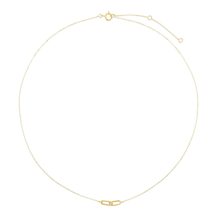  Oval Link Chain Necklace 14K - Adina Eden's Jewels