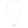  Diamond Medium Heart Necklace 14K - Adina Eden's Jewels