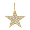 Gold Pavé Star Charm - Adina Eden's Jewels