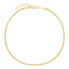 Gold Round Chain Anklet - Adina Eden's Jewels