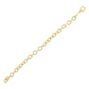 Gold Pavé Round Link Bracelet - Adina Eden's Jewels