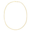 Gold / 16" Round Chain Necklace - Adina Eden's Jewels