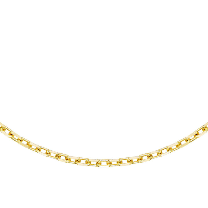  Thin Box Link Necklace - Adina Eden's Jewels