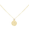 Gold Large Coin Necklace - Adina Eden's Jewels