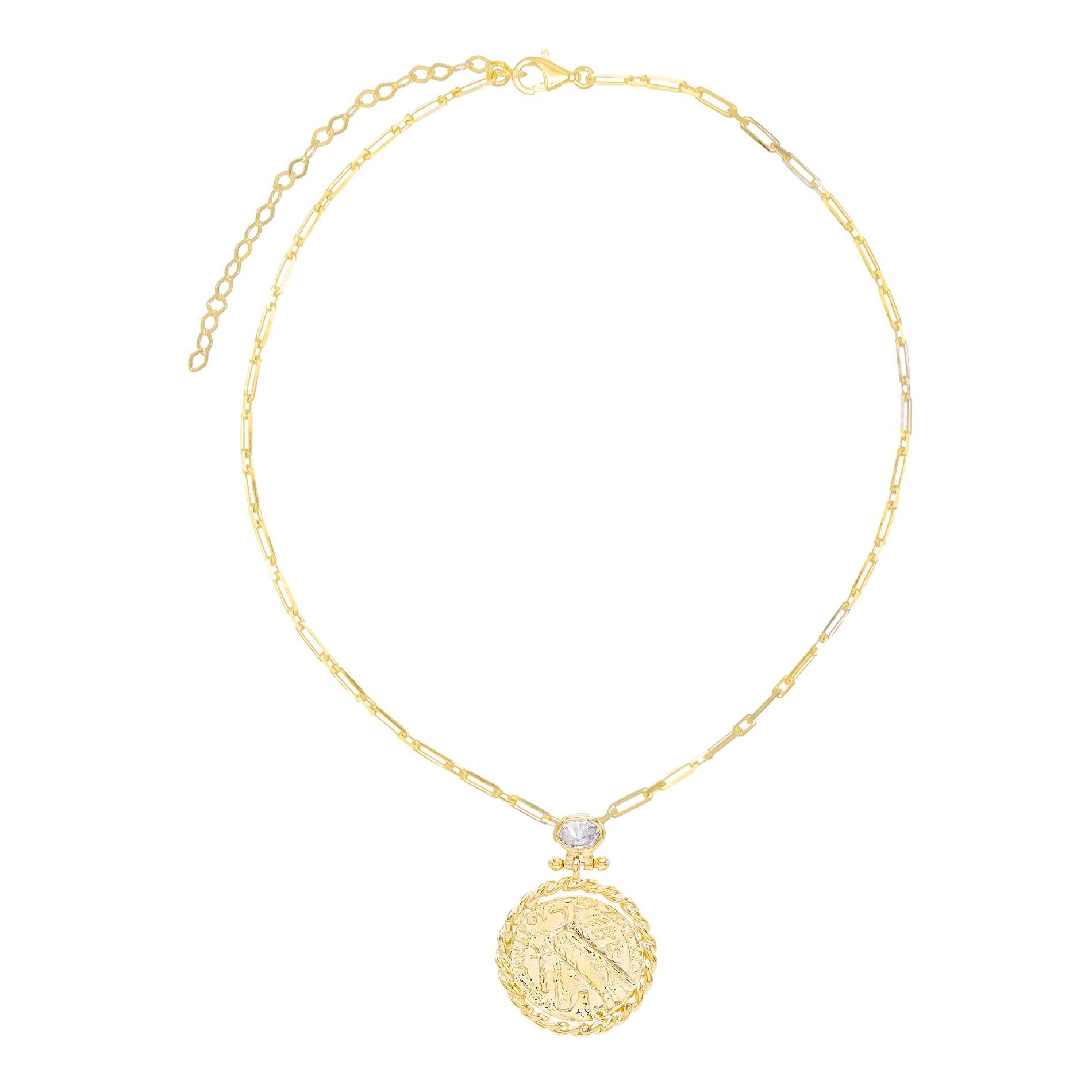 Adina's jewels coin necklace online