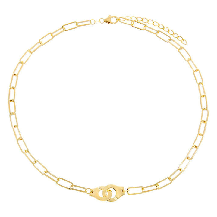  Handcuff Link Necklace - Adina Eden's Jewels