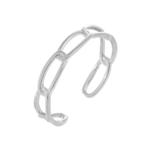 Silver Thin Chain Ring - Adina Eden's Jewels