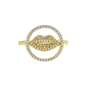  Pavé Lip Ring - Adina Eden's Jewels
