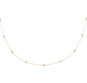 Gold CZ Evil Eye Choker - Adina Eden's Jewels